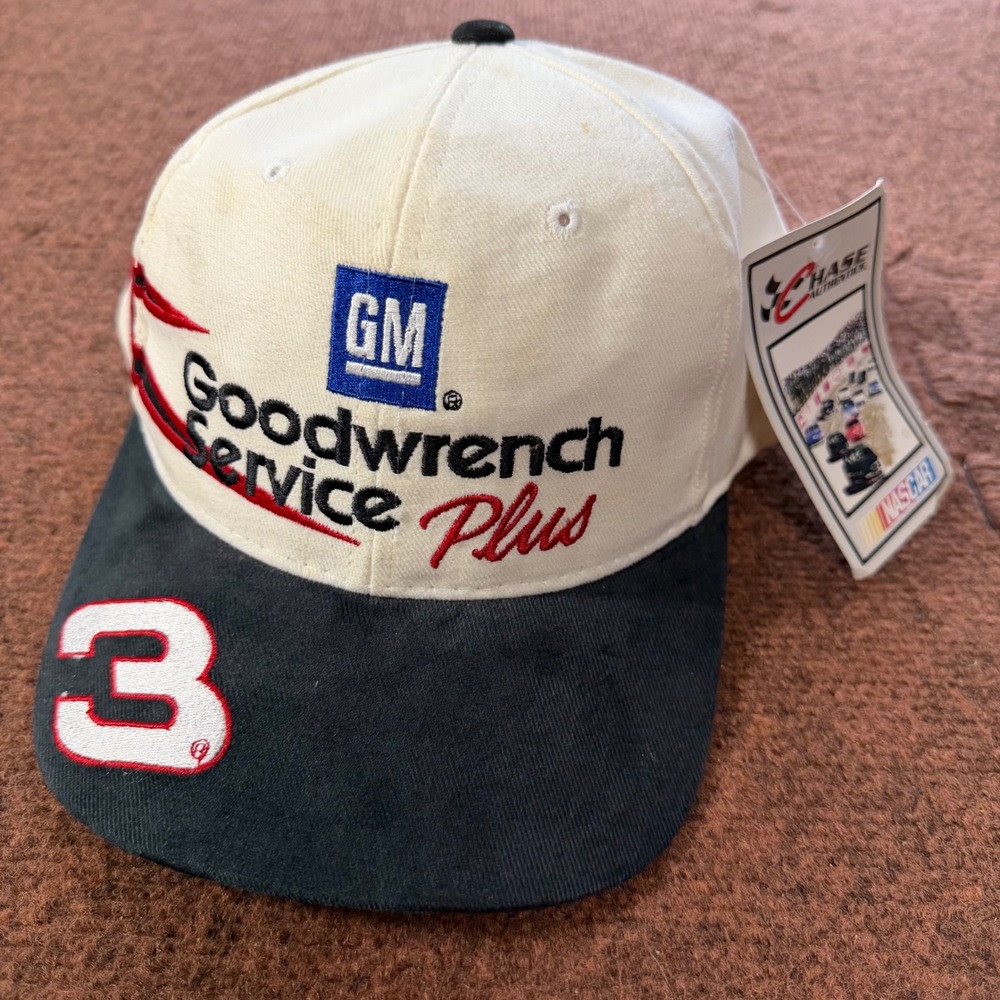 Vintage Dale Earnhardt GM Goodwrench NASCAR Hat Chase Authentics Snapback 1999